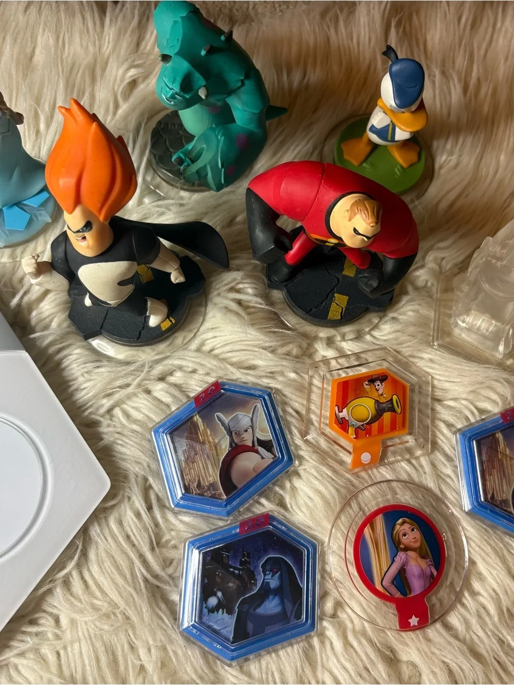 Disney Infinity Wii Game Figures Characters Portal Tiles Works Bundle Set Lot